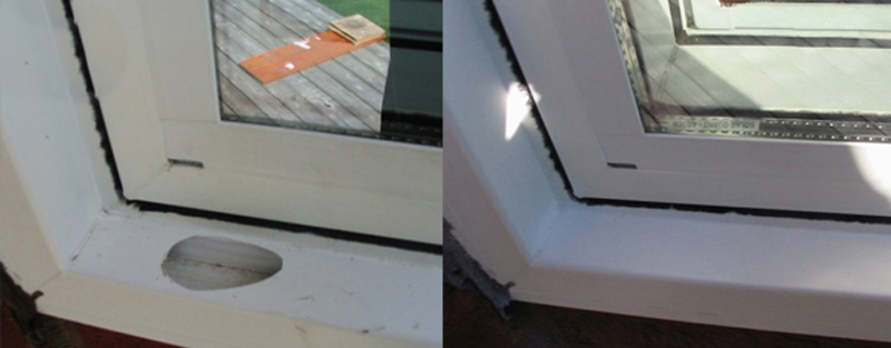 kırık pencere çerçeve cam tamiri